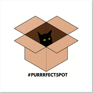 A box: the Purrrfect Spot Posters and Art